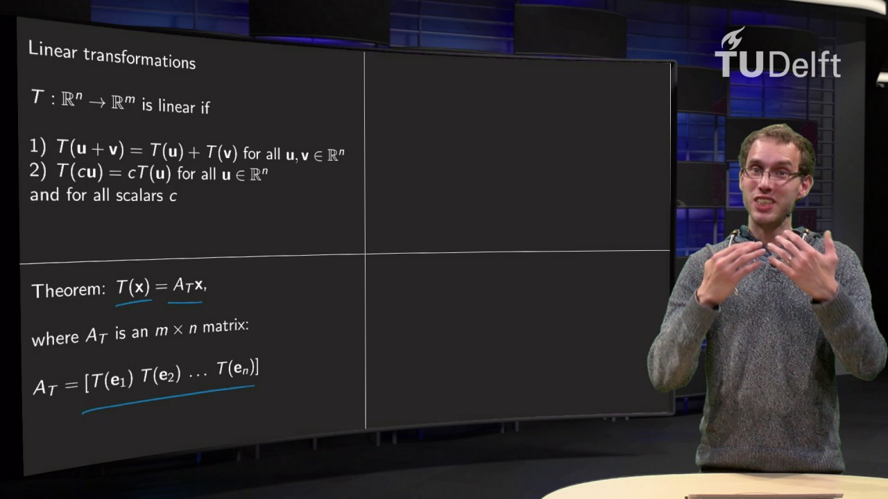 Introduction to linear transformations - YouTube