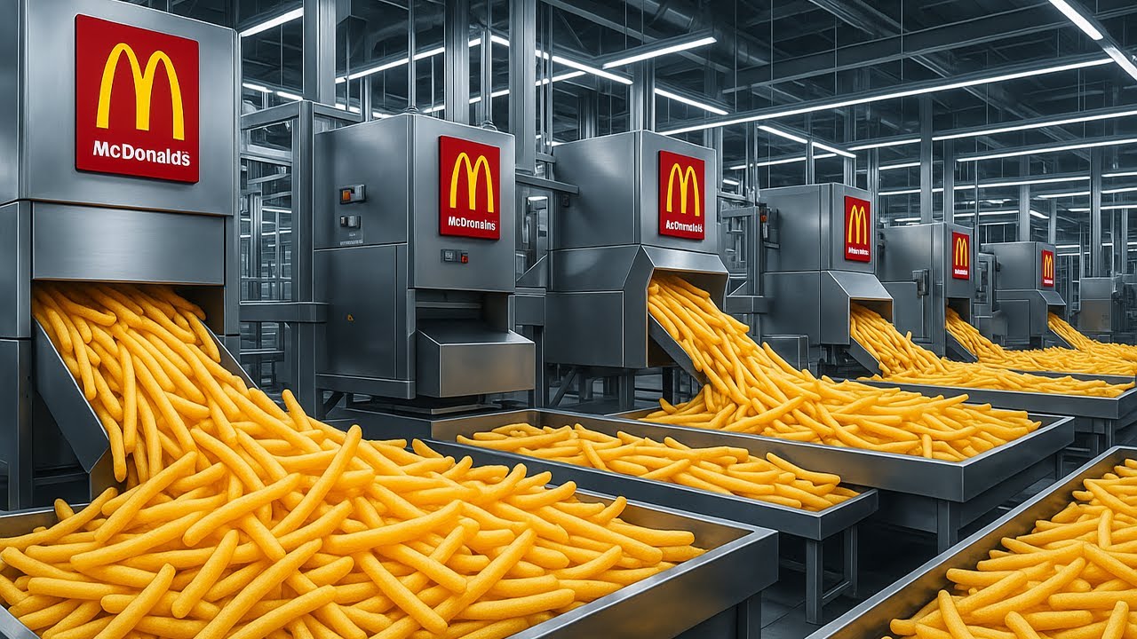 How McDonald's French Fries Are Made | Inside the Factory Process - YouTube