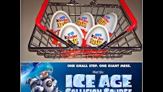 Kinder Joy Ice Age 5 Surprise Eggs COLLISION COURSE Toys Киндер Джой 2016 Столкновение неизбежно