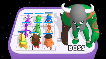 COLOR FRIENDS MONSTER BATTLE 💥👾 Unite The Squad & Conquer | Merge Battle Simulator Gameplay