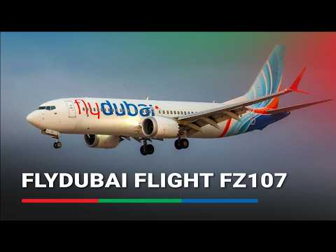 Flydubai plane and Saudi airport scenes filmed by an Israeli passenger