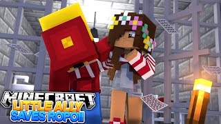 Minecraft Adventure - LITTLE ALLY SAVES ROPO FROM RAMONA!!