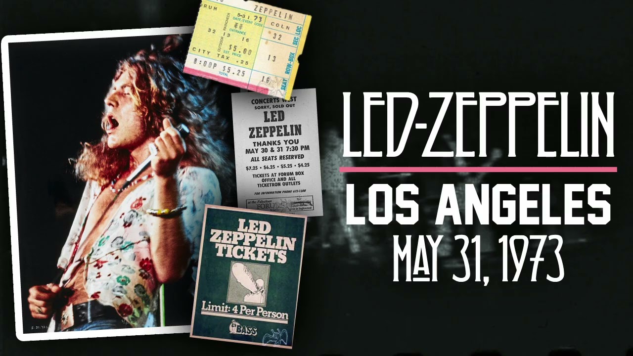 洋楽 LED ZEPPELIN may 25,1975 Led Zeppelin - Nassau Coliseum, Uniondale, NY, February 13, 1975