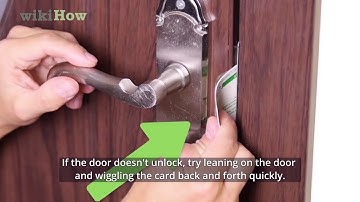 How to Open a Door with a Credit Card
