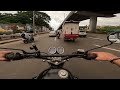 A Pleasant Evening | Thunderbird 500 EFI to Carburetor Stage 1 Tune | Ride | Mumbai