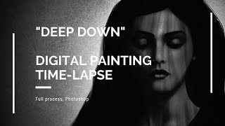 "Deep down" - Photoshop Painting Time Lapse