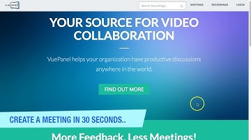 VuePanel Meetings