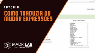 Como traduzir ou mudar expressões no software moodle