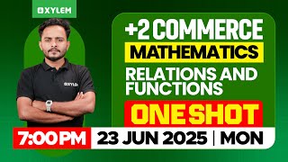 Plus Two Commerce - Mathematics | Relations And Functions  - One Short | Xylem Plus Two Commerce