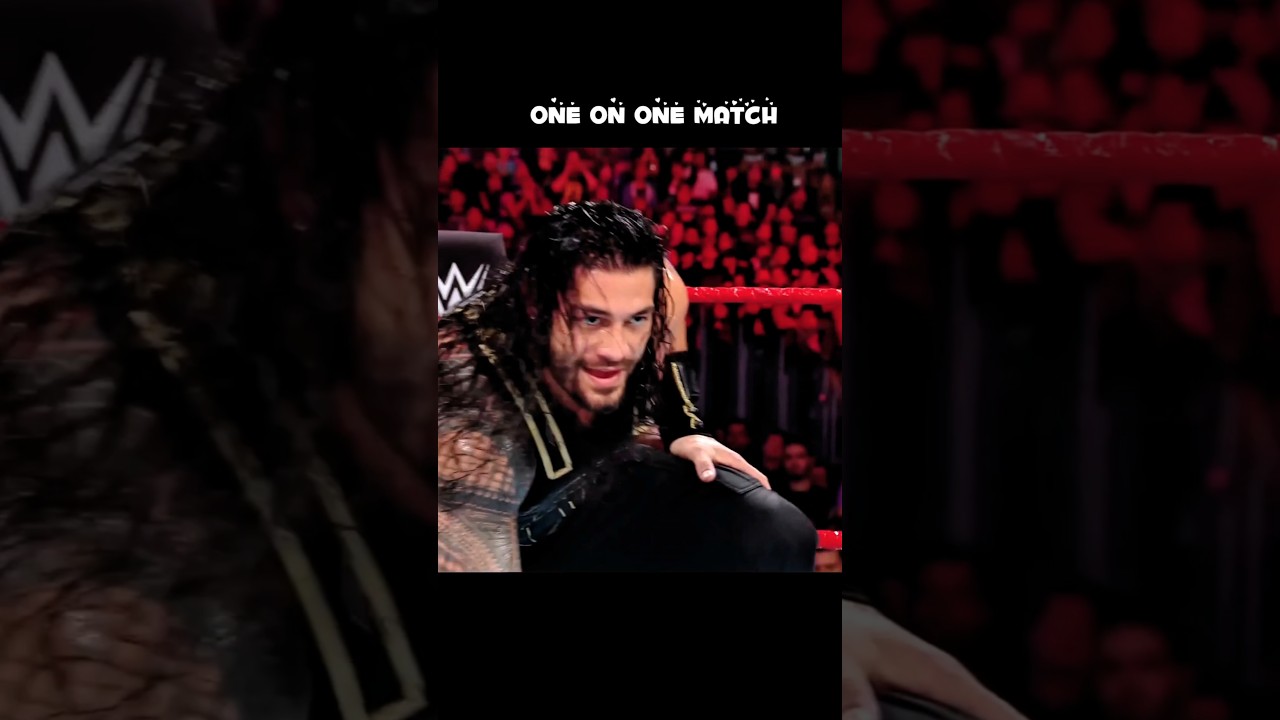 John Cena vs Roman Reigns [No Mercy] 2017 🗣️ one on one match