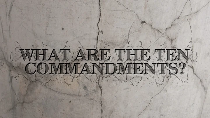What are the Ten Commandments?