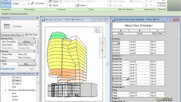 Video-07: Graphics Override and Coloring Mass Floors by Schedule