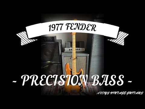1977 FENDER PRECISION BASS - Andy's Vintage Guitars - YouTube