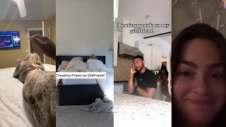 cheating on my girlfriend prank TikTok trend compilation best of TikTok world 🥰