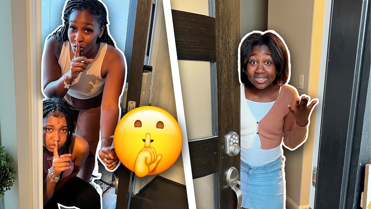 WE SNUCK INTO KARISSA AND SALLY'S HOUSE *epic reaction* 🤣