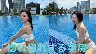 兒玉遥 自慢のはるヒップ大胆披露のランジェリーにファン大絶賛