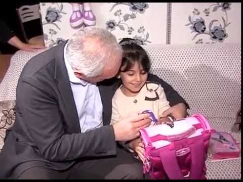 შს მინისტრმა დაღუპული პოლიციელის შვილი სკოლაში წაიყვანა