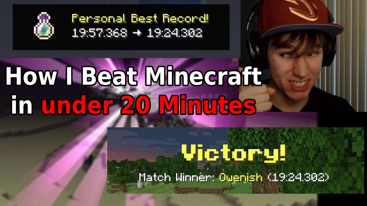 New Minecraft Speedrun Personal Best