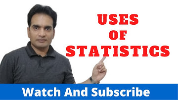 Uses of Statistics | Statistics Tutorials By Muhammad Usman |  In Urdu | Hindi | English