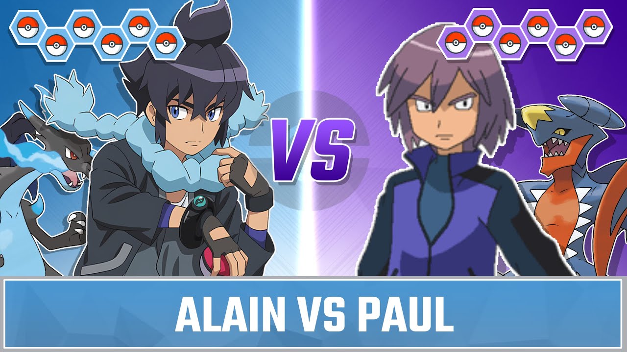 Rival Pokemon Battle: Alain vs Paul
