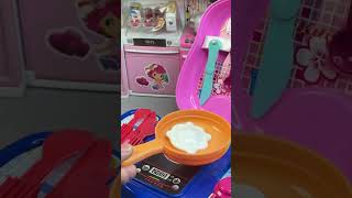 Satisfying Hello Mini Kitchen Set: Frying Egg! 🍳✨