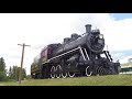 Northern alberta railway steam locomotive no 73  cosmetic restoration project