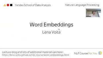 LLM1 Word embeddings Part 1