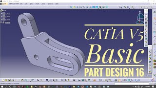 CATIA V5 - Basic Part design tutorial 16 in [2020]
