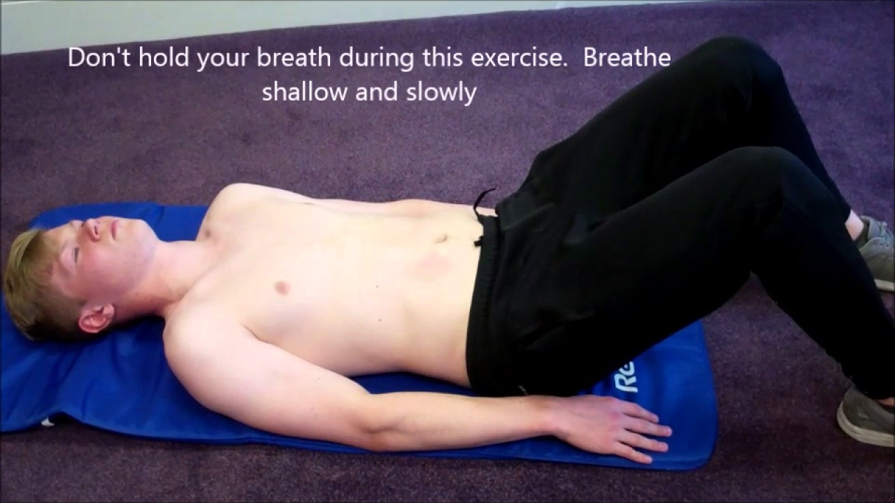 Abdominal Bracing   Beginners
