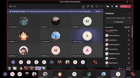 OBJECT ORIENTED PROGRAMMING 20210518 071953 Meeting Recording