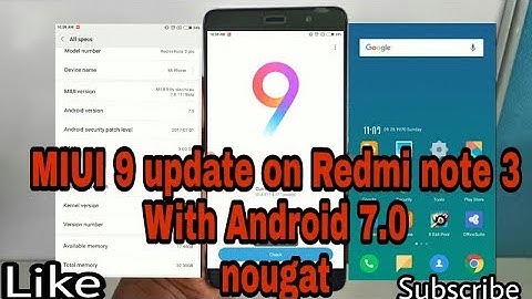 Miui 9 global beta update on redmi note 3 with nougat 7.0, multiwindow, photo search