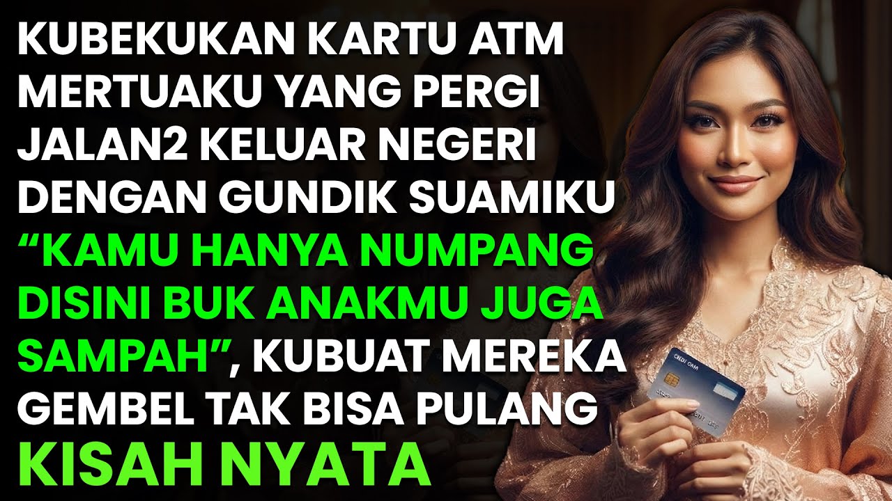 KUBEKUKAN KARTU ATM MERTUAKU YANG LIBURAN SAMA GUNDIK SUAMIKU - KUBUAT MEREKA GEMBEL TAK BISA PULANG