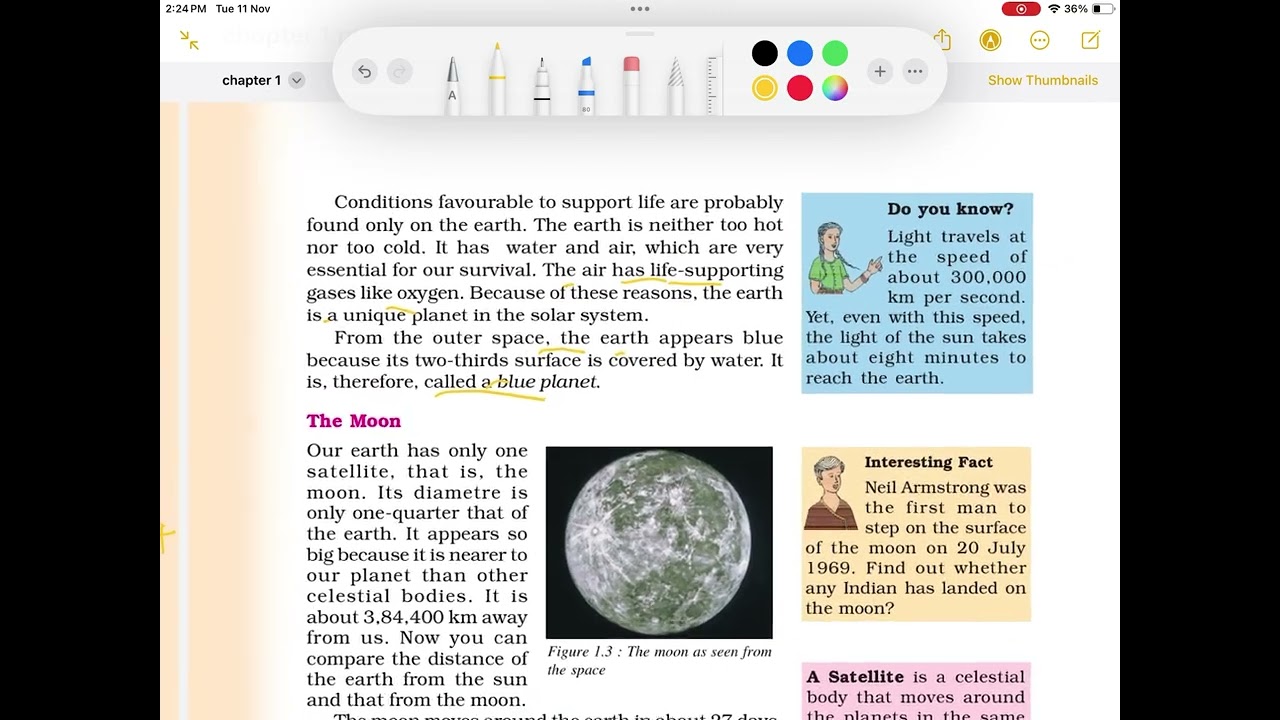 NCERT geography class 6 chapter 1 part II