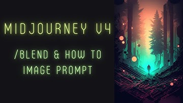 New feature BLEND | How to image prompt | Exploring and experimenting with Midjourney v4