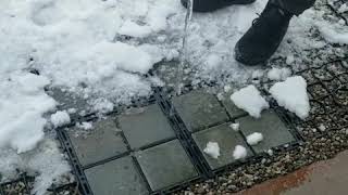 LID Permeable Paving - Snow