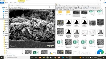 CARA ANALISIS DATA SEM (KETEBALAN ELEKTRODA)  MENGGUNAKAN SOFTWARE IMAGE J