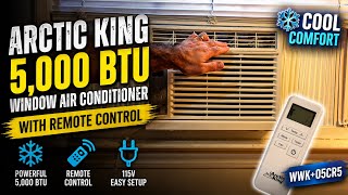 Arctic King 5,000 BTU Window Air Conditioner with Remote Control, 115V, WWK+05CR5 (My Review)