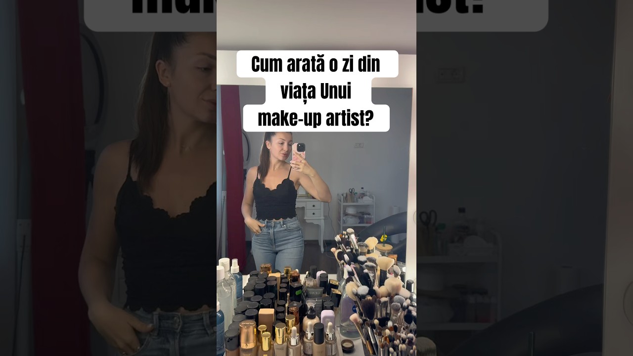 Cum arată o zi din viața mea cand lucrez 🫪✅? #foryou #makeup #makeuptransformation #makeupartist