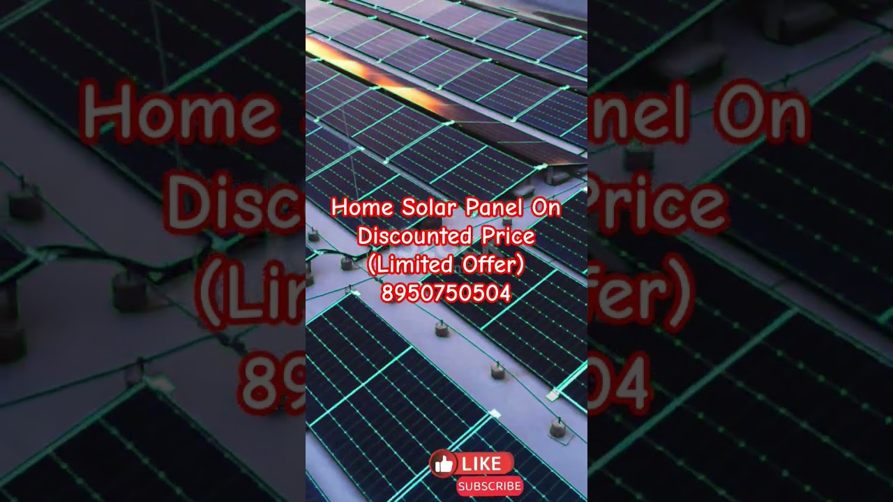 best deals on home solar panel 