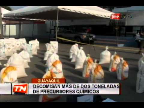 Precursores químicos podrían purificar alrededor de 10 toneladas de cocaína