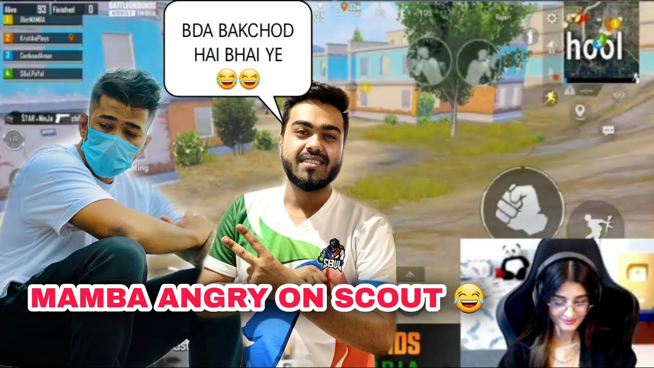 Payal Playing With Badheer Squad | Mamba Angry On Scout 😂