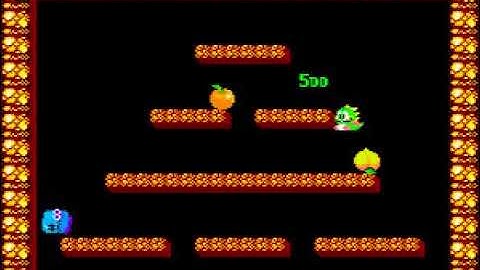 Bubble Bobble US Ver 51 - gameplay - video snap - MAME Rom bublboblr