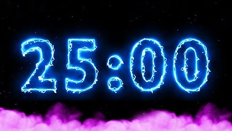 Electric Timer ⚡ 25 Minute Countdown