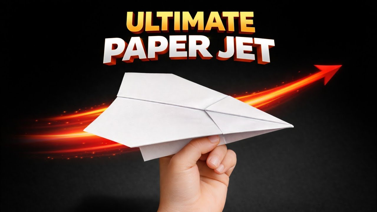 ULTIMATE Paper Jet ✈️ | Super Fast & Long Distance Flying Plane