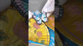 胡蝶しのぶ vs 童磨 をイメージしてアイシングクッキーを作りました🪭🦋　#shorts