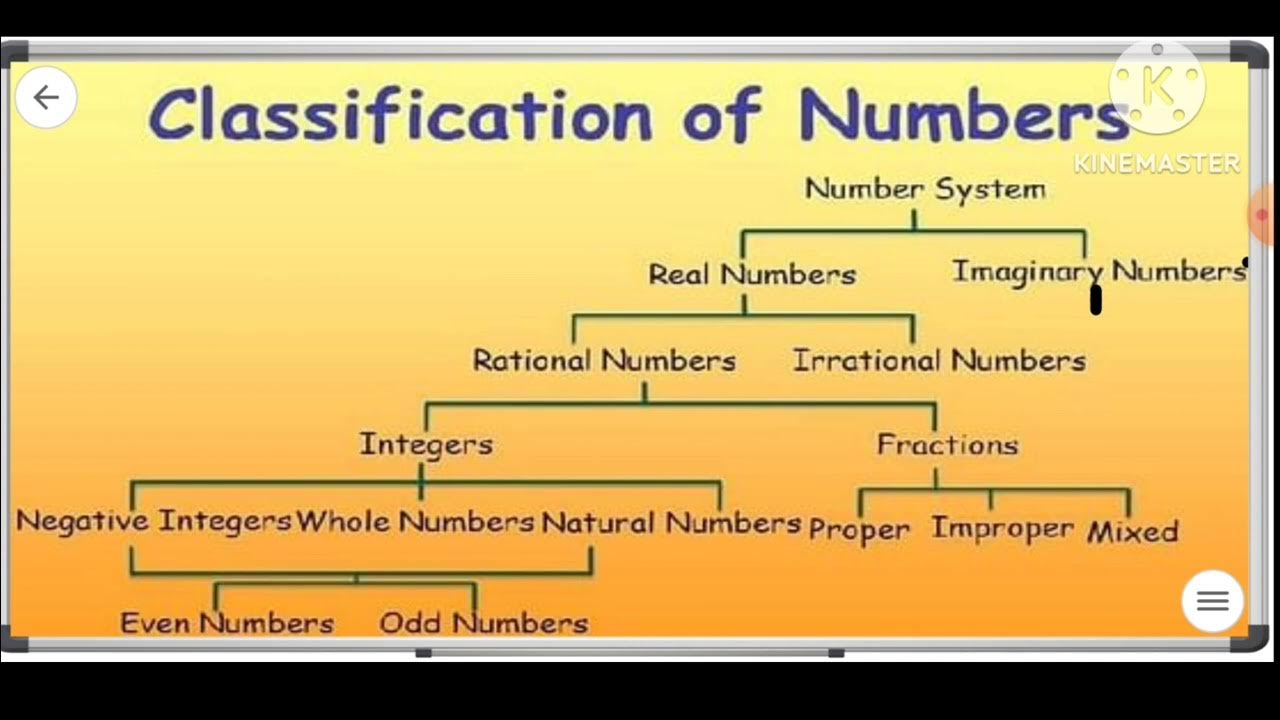CLASSIFICATION OF NUMBER || MATH #math#educationalvideo#education# ...