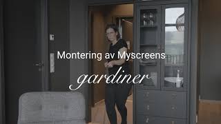 Montering Av Gardiner På Mål - Myscreens.no