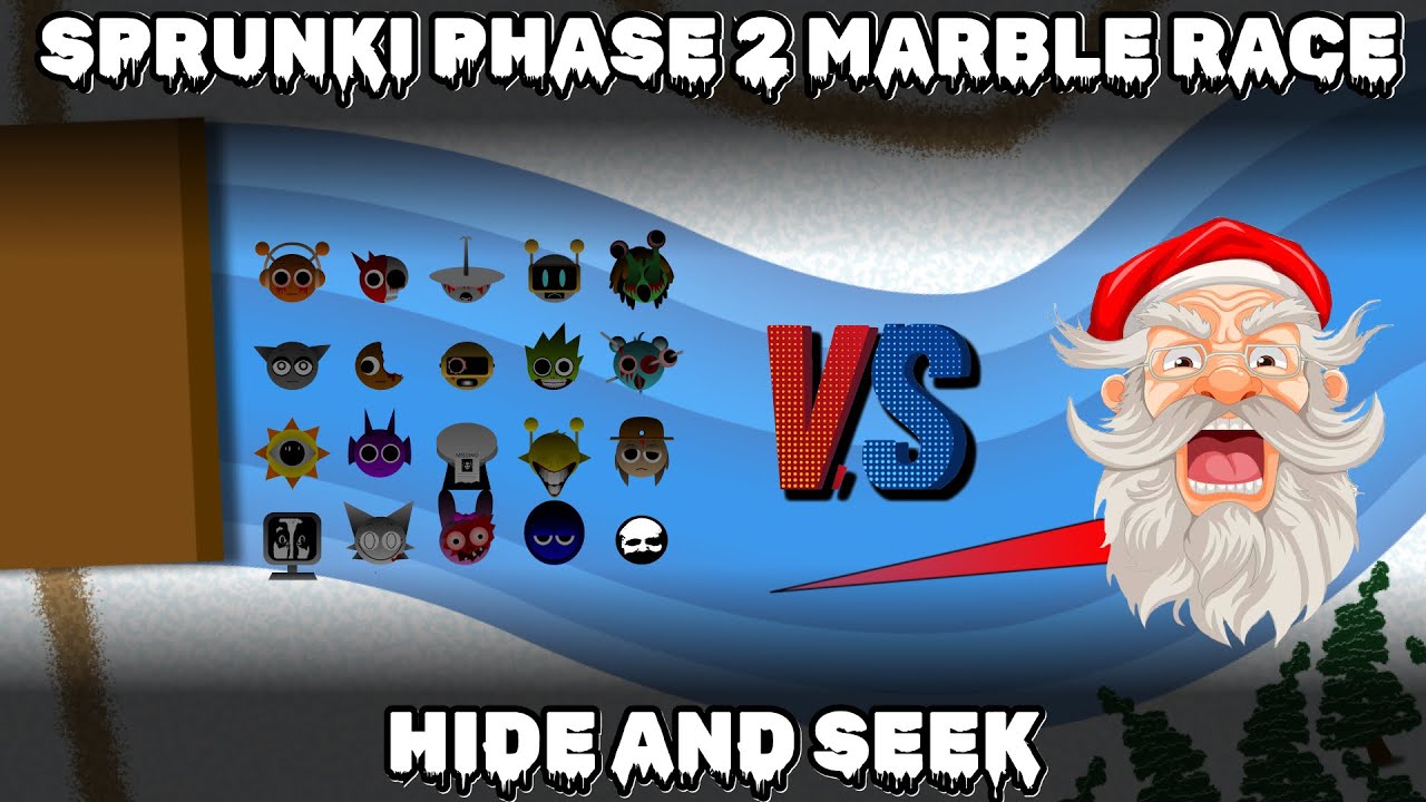 Incredibox Sprunki Phase 2 Vs. Seeker - New Year 2026 Hide and Seek Marble Race In Aldogoo