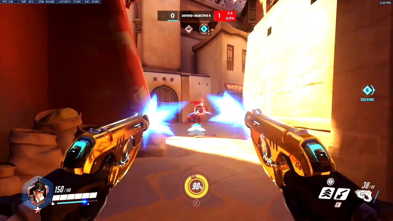 Kabaji showing his Tracer skill - Overwatch Season 29 Top 500