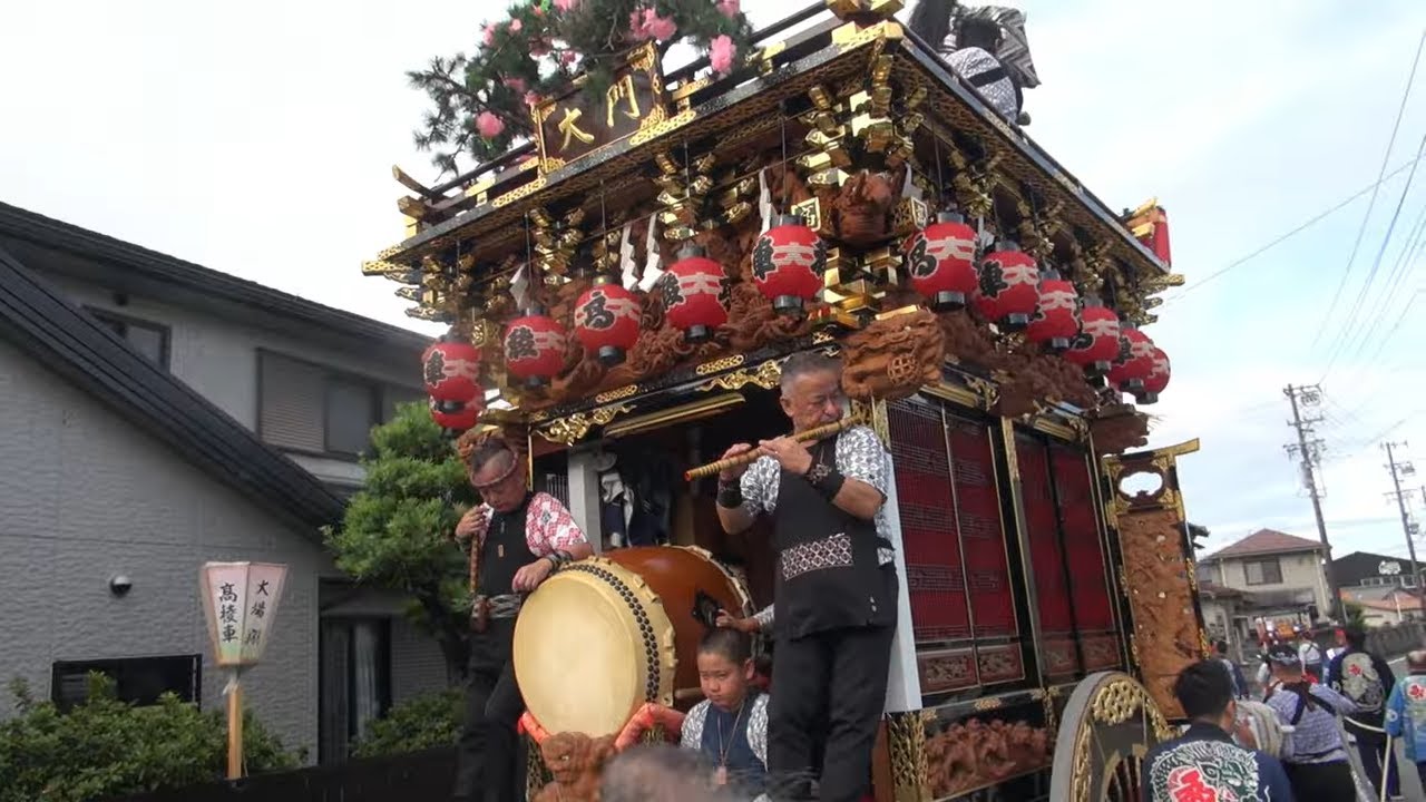 令和7年10月12日(朝)   袋井まつり(大門・宝野)